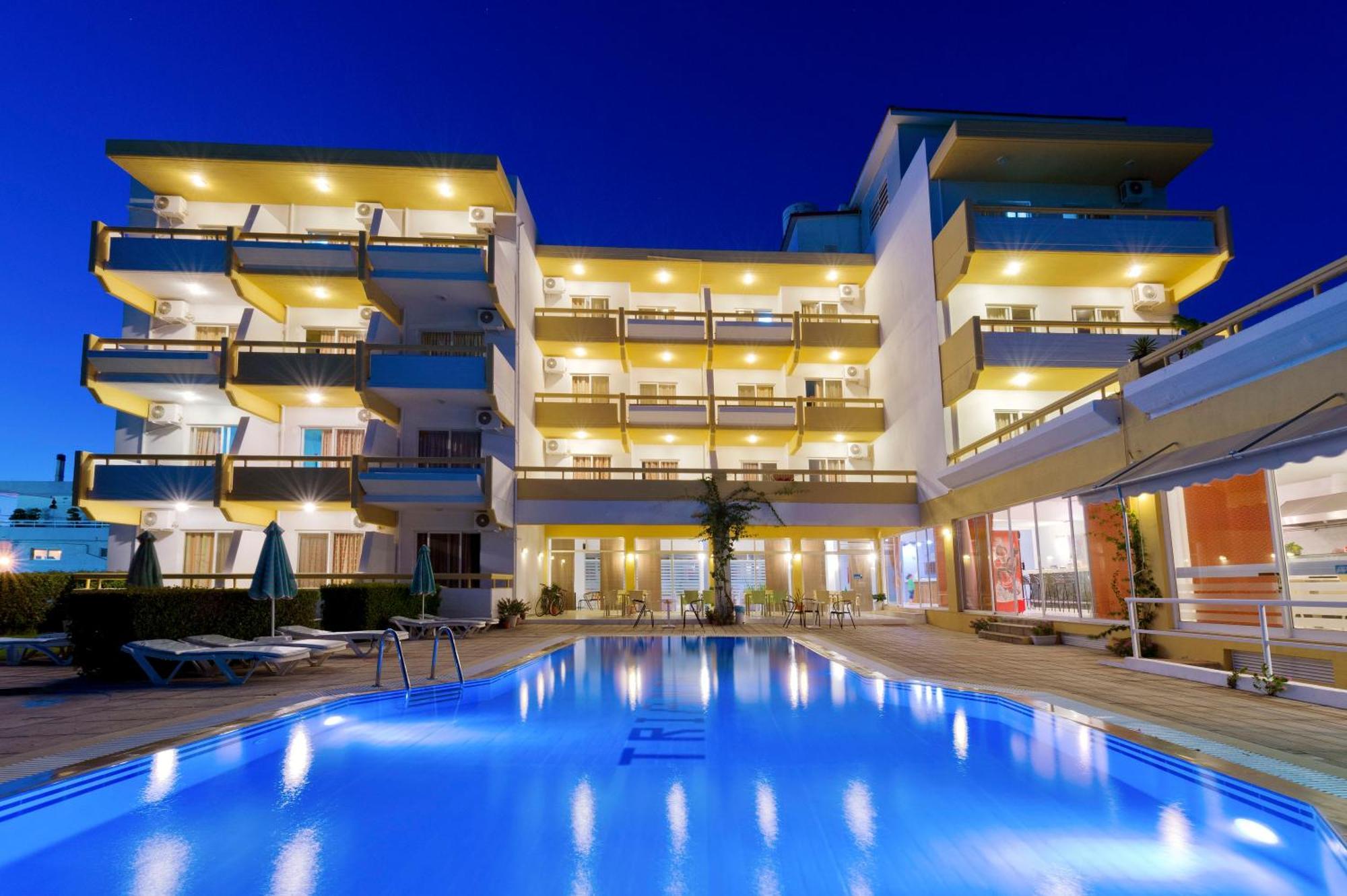 Trianta Hotel Apartments Ialysós Eksteriør bilde