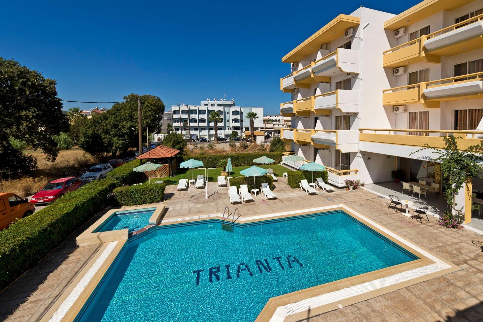 Trianta Hotel Apartments Ialysós Eksteriør bilde